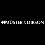 muster & dikson logo bianco e nero